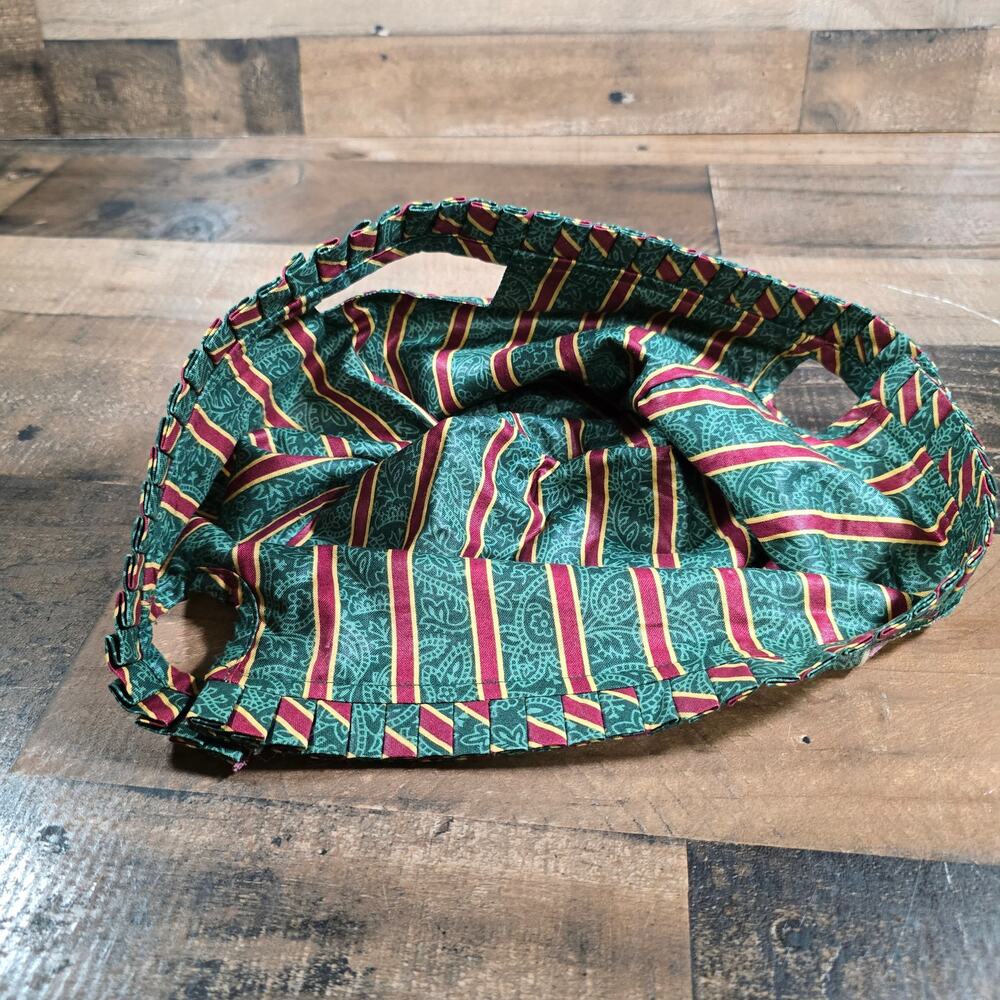 Longaberger Basket Imperial Stripe Fabric Liner 13 x 7.5 x 7